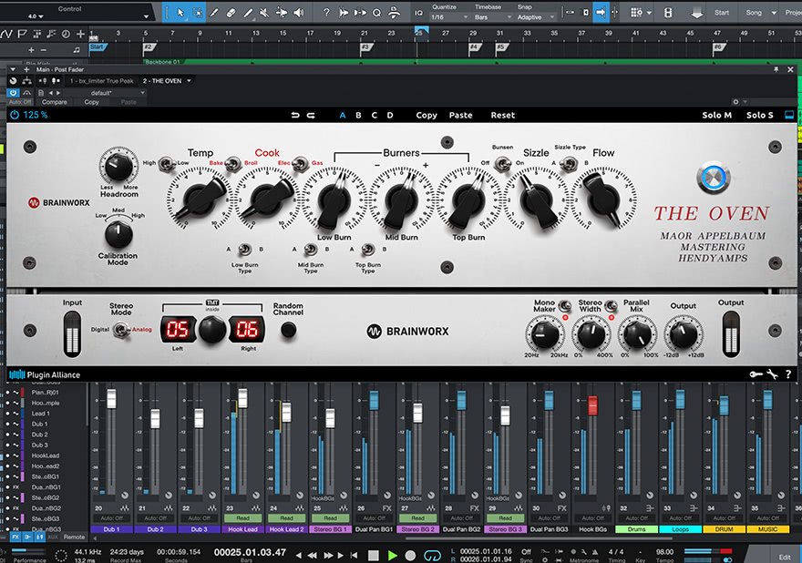 Plugin Alliance THE OVEN review. Plugin version inside Studio One by Presonus.