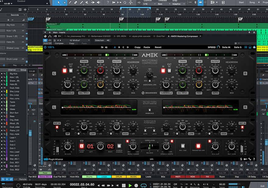 AMEK Mastering Compressor from Brainworx and Plugin Alliance